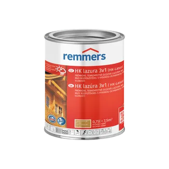 Lak na dřevo Remmers - HK Lazura Barva: Eiche rustikal / Rustikální dub, Objem: 0,75l