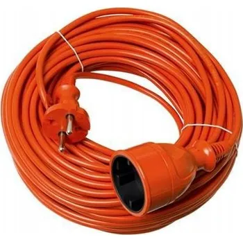 Napájecí kabel DPM zahradní Prodlužovací Kabel 20 m 1 ks zásuvek oranžový
