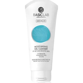 Přípravek na čištění pleti a oči BasicLab Dermocosmetics Micellis hydratační čisticí gel pro suchou až citlivou pleť 100 ml
