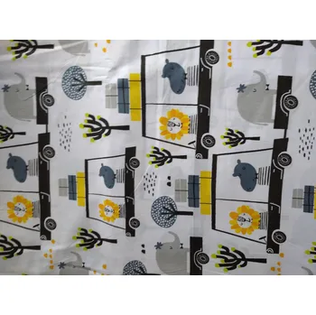 Bavlněná česká látka šíře 160cm - Safari na kolech (50cm)