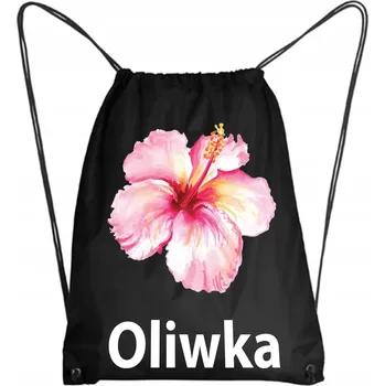 Školní batoh Školní Vak/Batoh na Tělocvik Do Školky Školy BOHO KVĚT + JMÉNO 7