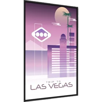 Obraz PLAKÁT PLAKÁT DO Las Vegas v rámu 30 x 40 cm