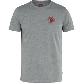Pánské oblečení tričko pánské FJÄLLRÄVEN 1960 Logo T-shirt M Grey Melange - XL
