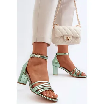 Dámské sandále Dámské sandály 24SD98-6768 zelené - Step in style 37