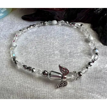 Náramek Alada beauty Náramek Exclusive s andílkem stříbrný, andílek V.