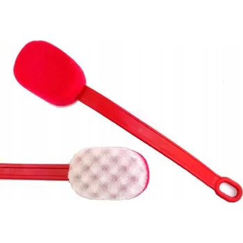 Houbička na mytí zad, Masážní Přístroj koupel, Houbička s dlouhou rukojetí na tyčince