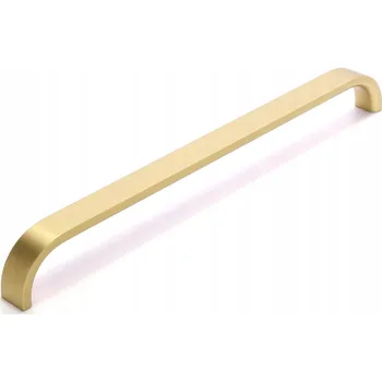 Nábytkové kování Nábytková úchytka klasická zlatá kartáčovaná 13,5 x 1,5 x 2,7 cm