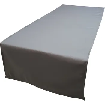 ubrus Běžec na stůl šedý 40x180 cm polyester hladký matný