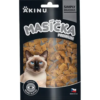 Krmivo pro kočku Masíčka Prémium Akinu MASÍČKA PREMIUM Heart & Eyes pamlsek pro kočky 50 g