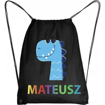 Školní batoh Školní Vak/Batoh na Tělocvik Do Školky Školy s dinosaurem + JMÉNO