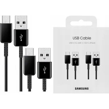 Datový kabel Kabel Samsung USB - USB typu C 1,5 m černý
