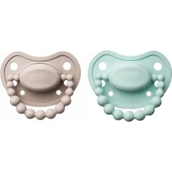 dudlíky Dudlík LUU silikonový symetrický vícebarevný 0+ 2 ks