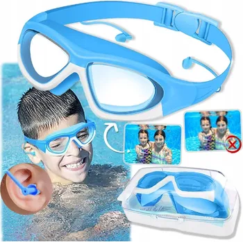 Plavecké brýle PLAVECKÉ BRÝLE PRO DĚTI DO BAZÉNU SNADNÉ ZAPÍNÁNÍ ANTI-FOG