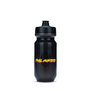 Košík na láhev Láhev CUBE 0,5 l FLOW černo/žlutá