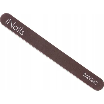 INails File Pilník na nehty Jednoduchý Brown 240/240