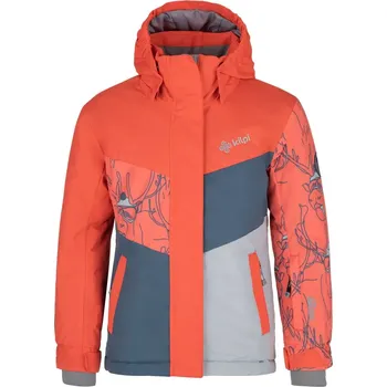Dětská lyžařská bunda Kilpi MILS-JG korálová 86
