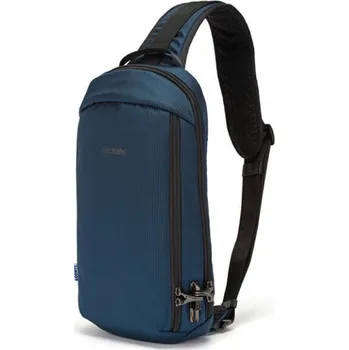 Bezpečnostní taška Pacsafe VIBE 325 ECONYL SLING PACK UNI Tmavě modrá, Černá