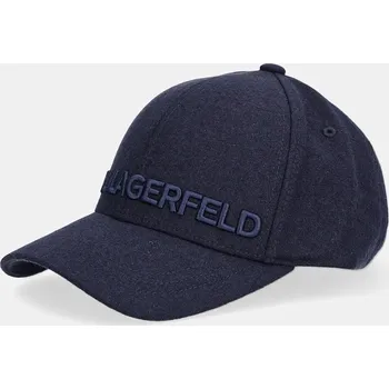 Kšiltovka Kšiltovka s vlnou Karl Lagerfeld tmavomodrá barva, 554126.805614 59X, vel. ONE SIZE