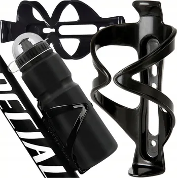Košík na láhev Košík na lahev na pití LEHKÝ UNIVERZÁLNÍ PRAKTICKÝ ODOLNÝ NA RÁM KOLA černý