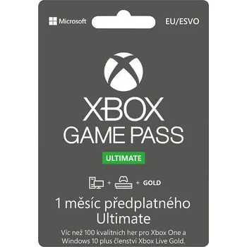 Herní předplatné Microsoft Xbox Game Pass Ultimate 1 měsíc (Zkušební)