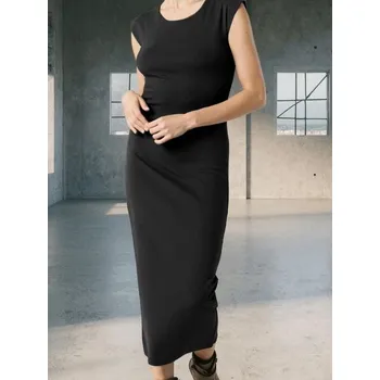 Dámské šaty Sinsay - Midi šaty s klasickým střihem - černá - 593FI-99X - 593FI-99X-XS