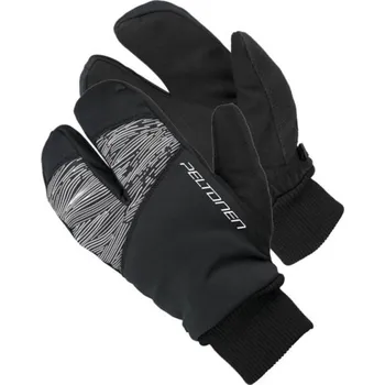 Rukavice Rukavice na běžky REX LOBSTER M Černá, Šedá