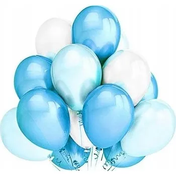 Balónek SADA BALÓNKŮ K 1. NAROZENINÁM, Metalické, 30 cm, 24 ks