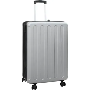 vidaXL Kufr se zámkem Stříbrná 50 x 30 x 76 cm ABS plast