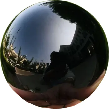 Přírodní obsidiánová koule 60 mm Leštěný dekorační kámen Minerální koule Ochranný kámen Feng shui meditační krystal