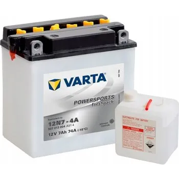 Motobaterie AKUMULÁTOR VARTA 7Ah/74A 12V L+ MOTOCYKLOVÝ 12N74A