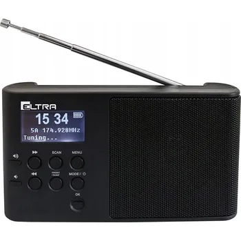 Radiopřijímač Přenosné akumulátorové rádio DAB+ FM RDS AUX Eltra Ula