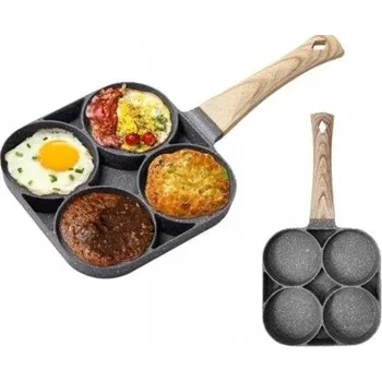 Pánev Pánev na vejce a lívance Rossner 4 OTVORY 18 cm granitová