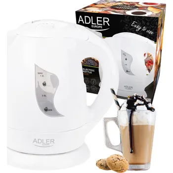 Rychlovarná konvice Rychlovarná konvice Adler AD 08 850 W 1 l bílá