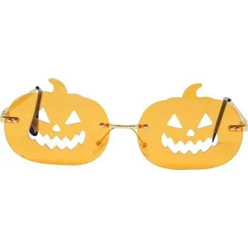 Okulary s motivem dýně, rychlé a výrazné, HALLOWEEN