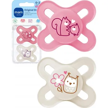 dudlíky Dudlík Mam symetrický silikonový 0+