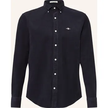 Pánská košile Gant Pánská Manšestrová Košile Regular Fit, tmavě modrá, 42