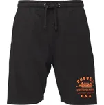 Pánské šortky Russell Athletic SHORTS M XL Černá, Oranžová
