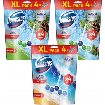 WC čistič Domestos závěska do WC pro čištění toalety 12 l