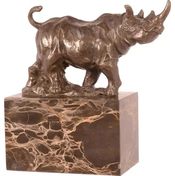 Bronzová socha soška NOSOROŽEC