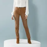 Rovné džíny pro malou postavu oříšková 36