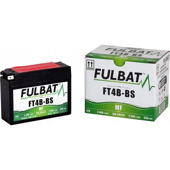 Motobaterie Akumulátor Fulbat YT4B-BS FT4B-BS MF 12V 2.4Ah 35A