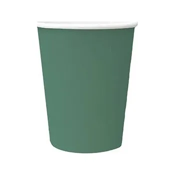 Jednorázové nádobí Kelímky Tmavě zelené 8 ks 250 ml