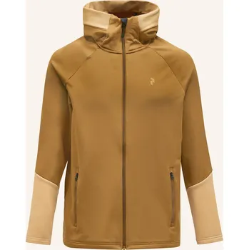 Peak Performance Pánská Bunda Midlayer Rider, hnědá / béžová, 52