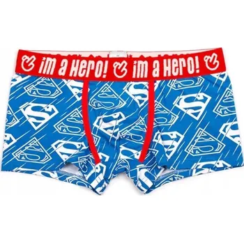 Boxerky Pánské bavlněné boxerky Pink Hero - Superman - XXL
