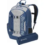 Meatfly batoh Basejumper Blue / Grey Heather 22 L + PENÁL ZDARMA | Šedá | Objem 22 L