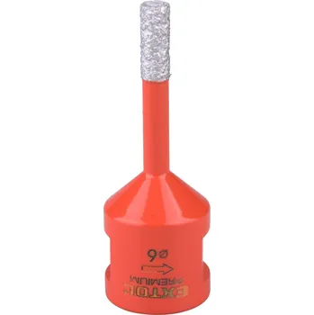 Vrták Diamantová korunka Extol Premium 8801859, průměr 6 mm, závit M14