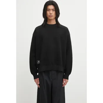 Dámský svetr Vlněný svetr Y-3 Padded Knit Crew, XL, černá, 99X