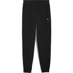 Pánské tepláky Puma ESSENTIALS ELEVATED PANTS FL M Černá, Bílá