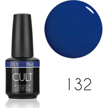 Lak na nehty CULT Colour Gel / Hybridní lak 15 ml UV/LED Navy Blue 132