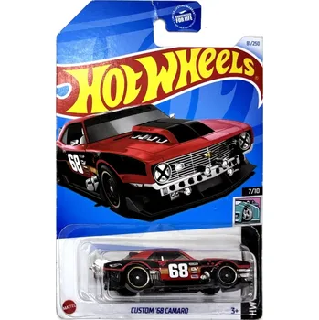 autíčko Custom '68 Camaro Red (F1) - Hot Wheels